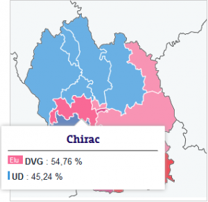 Canton de Chirac en lozère
